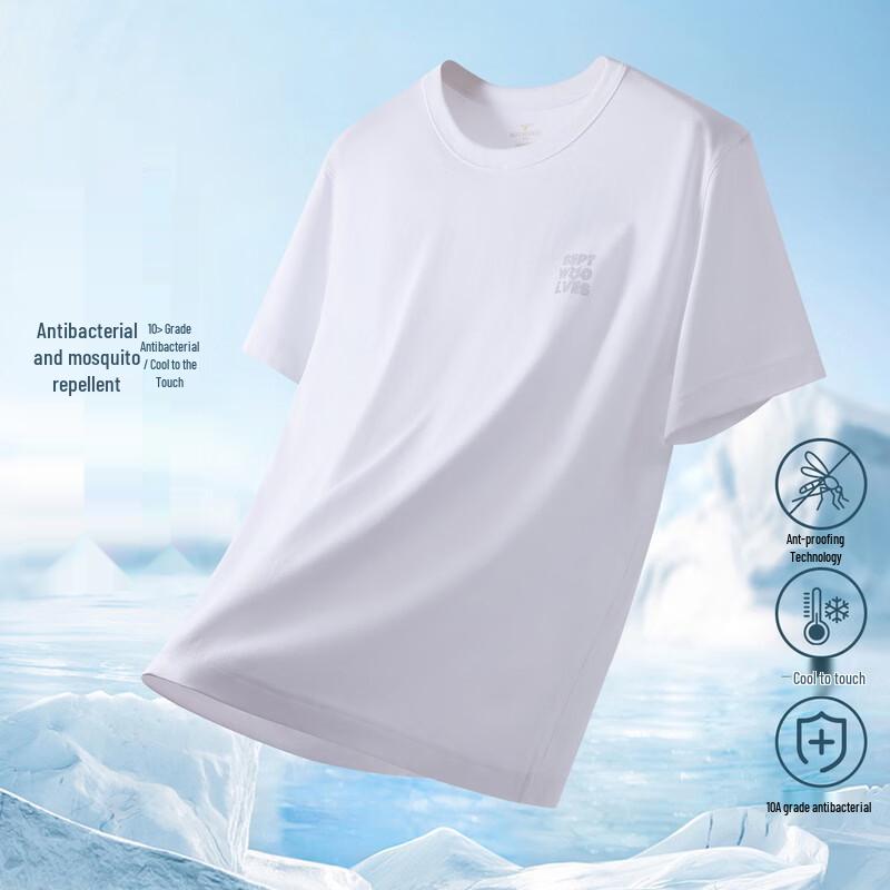 SEPTWOLVES Men s 100% Cotton Antibacterial Short Sleeve T-Shirt 2XL