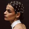 Stylish Alloy Pearls Drop Hair Chain For Everyday Wear Comfortable Secure Fit Formal Casual Occasions