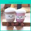 Plush Toy Keychain With Super Soft Short Plush Milk Tea Cup Design For Girls Backpack Charm Home Decor Gift