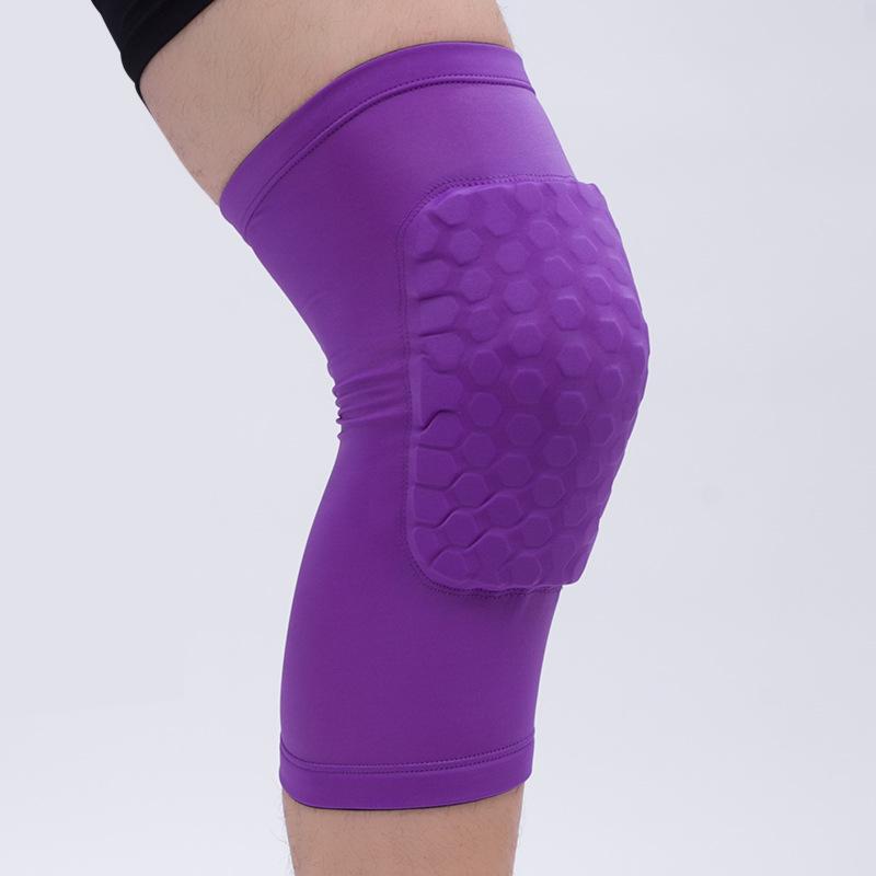 Compression Sleeve Knee Support Sports Protection for Men & Women Runners Workout Knee Brace with Pads