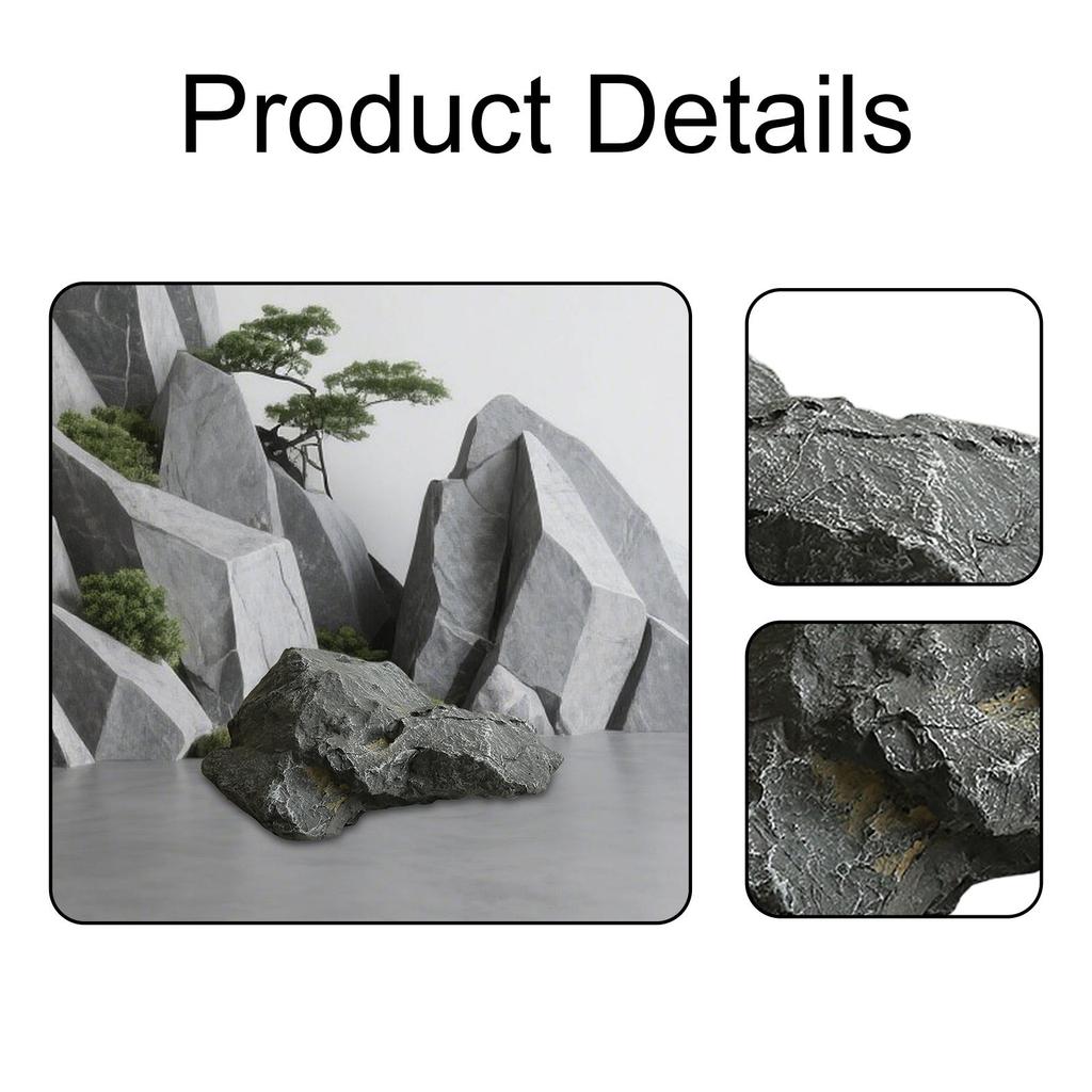 Artificial Landscape Rock Versatile Simulated Stone Garden Indoor Yard Outdoor Patio Sculpture Pond Park Decorative Foam Stone