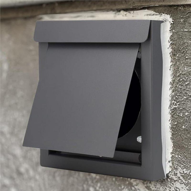 A58Z Weatherproof Dryer Vent Cover 4 Inch For Outdoor For Ventilation Exterior Wall Vent Hood Outlet For Home