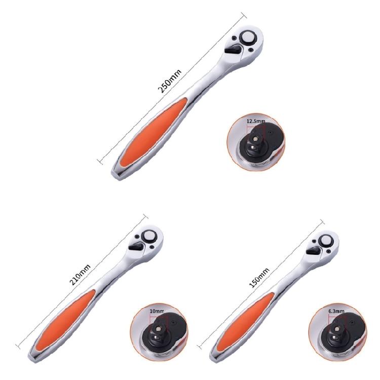 Socket Wrench, 3/8" Drive Ratchet Socket Wrench,Reversible Ratchet Wrenches with Ergonomic Grip Handle