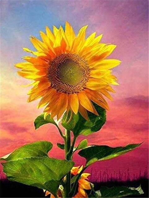 5D DIY Diamond Painting Sunflower Blackboard Cross Stitch New Arrival Diamond Embroidery Flower Handicraft Home Decor