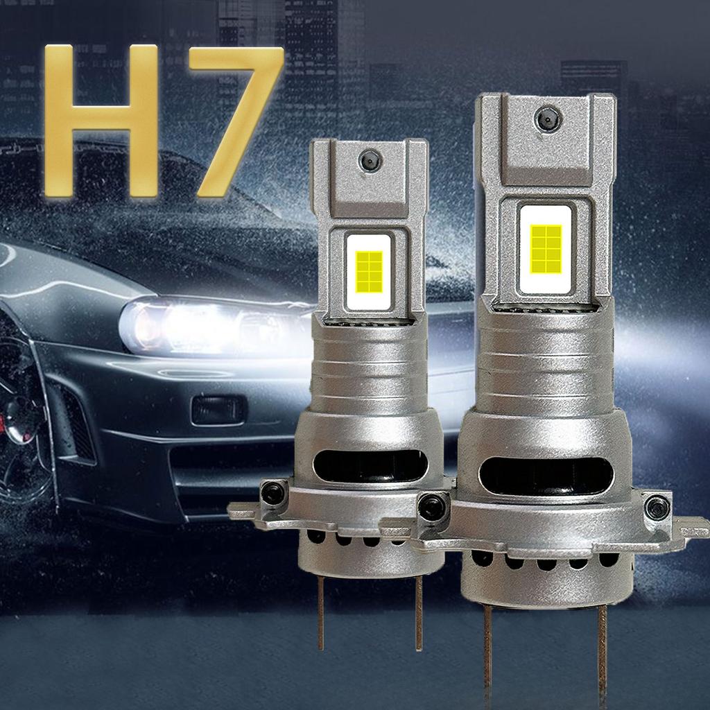 Replace Car LED Headlights with Mini Straight In H7 Ultra Bright Spotlight Lights