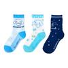 Sanrio Socks Sizes Cinnamoroll 455491 Kids' (3-Pair Set), 19-21cm, Character,
