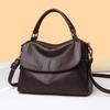 Boston Women's Versatile Soft Leather Handbag 2025 - Trendy Large Capacity Casual Shoulder & Crossbody Bag