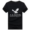 Pure cotton Short  brand T Shirt large size T Shirt Slim Fit Fashion Eagle Printed t-shirt plus Size S -5XL