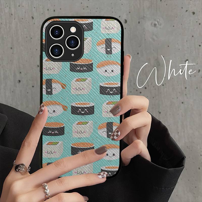 

Чехол для телефона с изображением еды и суши, жесткий кожаный чехол для iPhone 11, 12, 13 Mini Pro Max 8, 7 Plus SE 2020 X XR XS, чехол iphone 13promax3