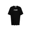 OFF WHITE T Shirts Men's Black Crew Neck Moderate OMAA038F22JER0031001