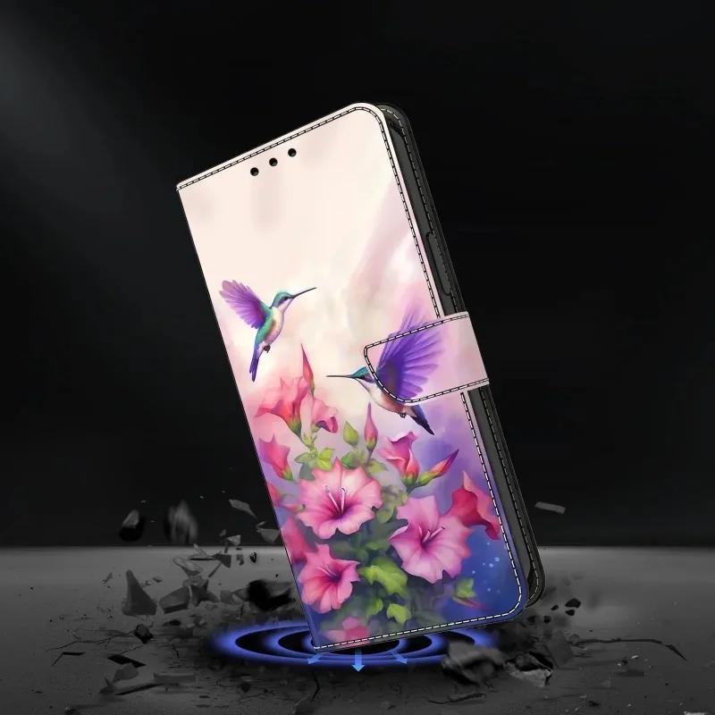 Étui Edge 60 Fusion pour Motorola Edge 60 Edge60 Fusion Funda Portefeuille Peint Étui à Rabat Support pour Moto Edge 60 Étui de Téléphone Couverture Livre