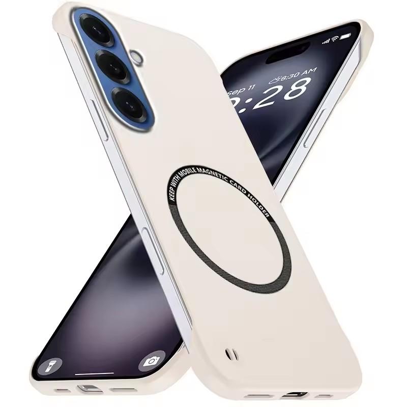 Magnetic Slim Case for Samsung S26 S25 S24 S23 S22 S21 S20 FE Plus Note 20 Ultra Frameless Matte Hard PC Cover Shockproof