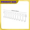 Wall Mounted Badminton Racquet Rack Hanging Hook Large Capacity Sturdy Tennis Racket Holder