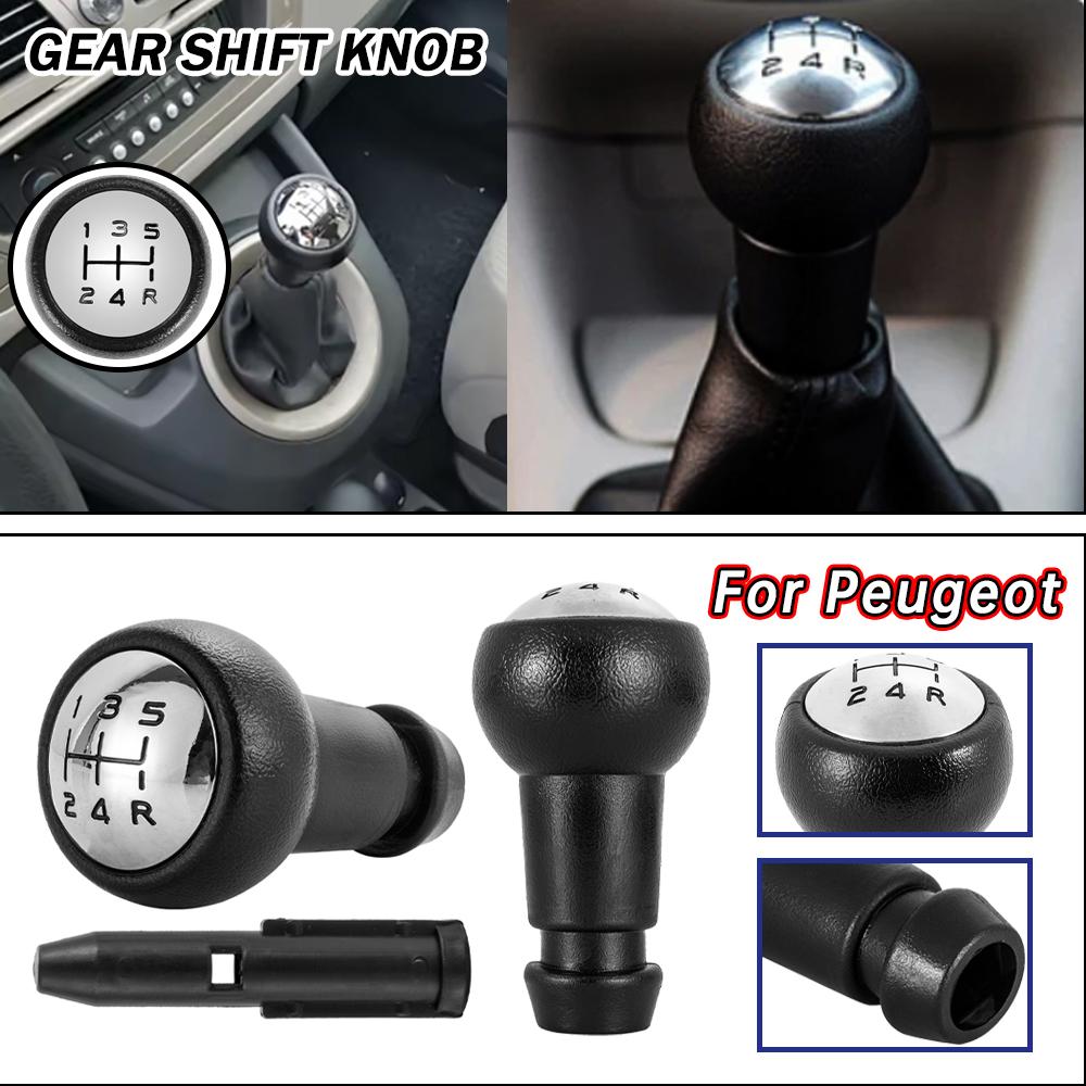 New Car Accessories 5 Speed Car Gear Shift Knob For Peugeot 206 207 307 308 407 For Citroen C4L C2 C3 C5 Automotive Interior