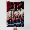 anime F-Fire Force-e Throw Thick Comfort Flannel Quilt, Multi-scene Use Indoor Outdoor Daily Nap