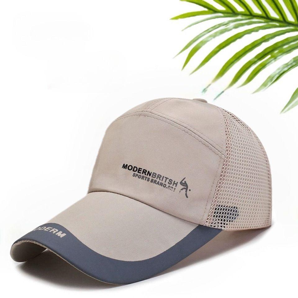 Men's Summer Baseball Cap - Fashion Brand Sun Visor, Lightweight Fishing Hat with UV Protection
