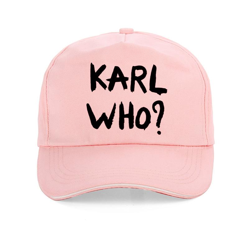 Rolig Unisex Dam Nyhet Sällsynt KARL VEM Tryck Unisex Basebollkeps sommar Ledig Unisex dam justerbar Snapback keps