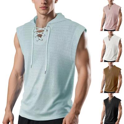 Men'S Fashionable Sleeveless Casual Shirt Vest Top