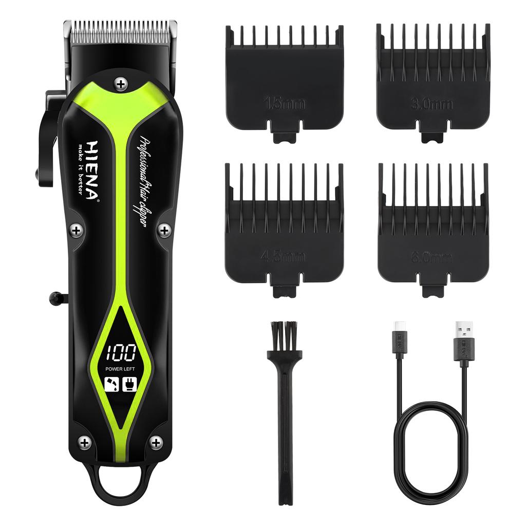 Electric Hair Clipper Black Professional Haircut Home Haircut Rechargeable USB  Men's Cordless Hair Clipper USB Rechargeable