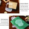 20PCS PET Bottle Shape Bookmark Transparent DIY Crafts Stationary Bookmark Waterproof Bookmark Scrapbook Sticker Plant Samples
