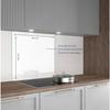 Crédence - Fond de hotte - AURYS - Verre - Extra blanc - Laqué blanc - 900*450 - 6 mm