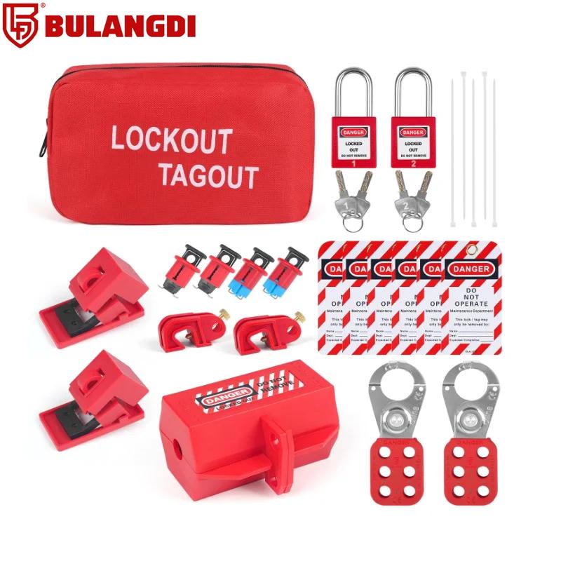 Lockout Tagout Kit - Safety Lockout Padlocks Loto Hasps Lockout Tagout Tags Loto Locks Set Electrical Lock Out Tag Out Kits 4
