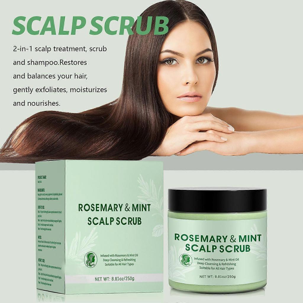 1-5x Scalp Scrub, Scalp Massager, Scalp Exfoliation, Rosemary Scalp Scrub, Scalp Scrub for Building, Hair Scrub for Scalp, Nourishing Detox Hair Care