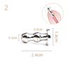Male Urethral Sounds Dilator Stainless Steel Urethral Sounding Tripe Beads Penis Plug for Men Urethra Stimulate Sex Toys Sexshop
