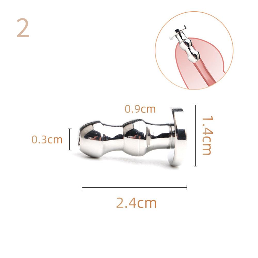 Male Urethral Sounds Dilator Stainless Steel Urethral Sounding Tripe Beads Penis Plug for Men Urethra Stimulate Sex Toys Sexshop