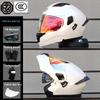 ORZ Bluetooth Flip-up Dual Visor Motorcycle Helmet for Men & Women, HD Full Face, Wingxin Certified for All Seasons.