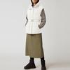 Canada Goose Solid Color Windproof Warm Soft Zipper Stand Collar Sleeveless Puffer Vest With Duck Down Filling Women Vest White 8813W-433