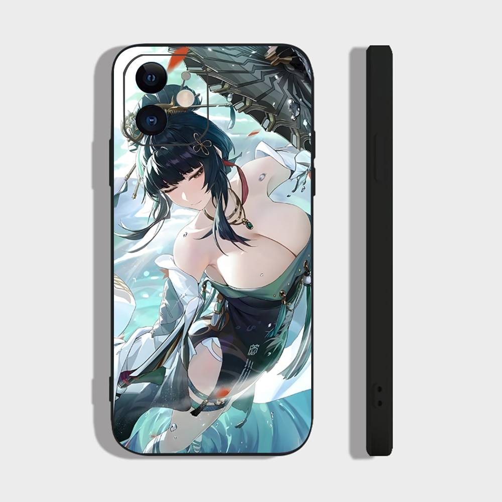 Hanying Zitheriwo Animated Mobile Game P-PGR Phone Case For IPhone 17 Air 16 15 14 13 Pro Max 11 12 Black Silicone Cover