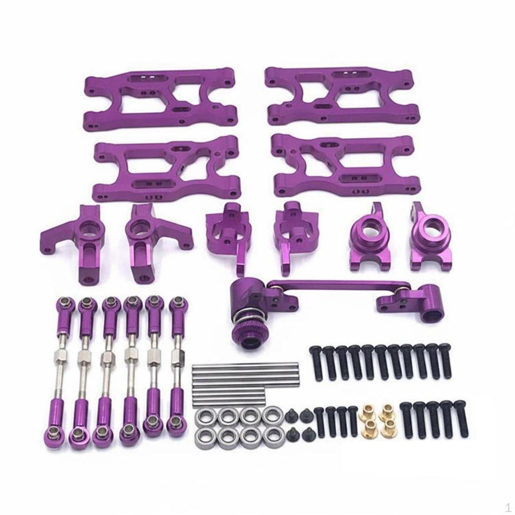 1/14 Scale RC Car Modification Parts Metal Upgrade Set for Hobbyists, Racers Blue