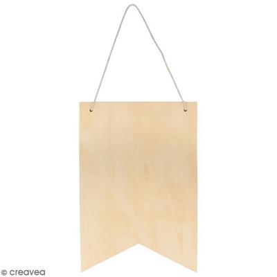 Holzwimpel - ARTEMIO - 24 x 35 cm - Personalisierte Dekoration - Für Kinder - Gemischt