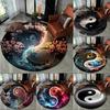 3D Tai Chi Yin-Yang Pattern Round Carpet, Sci-Fi & Metaphysics, Living Room & Bedroom Decoration, Area Rug, Table and Chair Mat