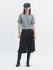 HAVELESS Sofy Alpaca Round Knit Top Gray
