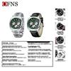 OFNS Men's Multi-Function Waterproof Quartz Watch - Business Edition with Calendar and Six-Hand Chronograph.