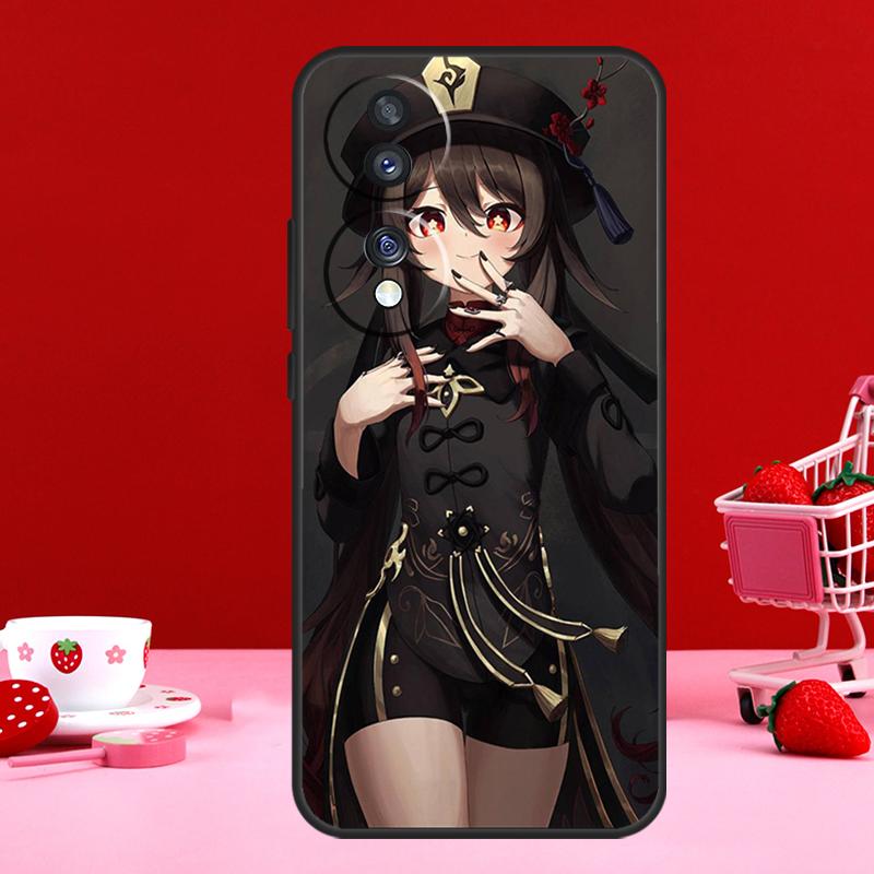 Genshin Impact Hutao For Honor X9b X8b X8a X9a X6a X7a X6 X7 X8 X9 Honor 90 70 50 Magic 5 Lite Magic 6 Pro Case