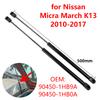 2Pcs 904501HB9A Car Rear Trunk Boot Tailgate Gas Struts Lift Support Rods for Nissan Micra March K13 2010-2017