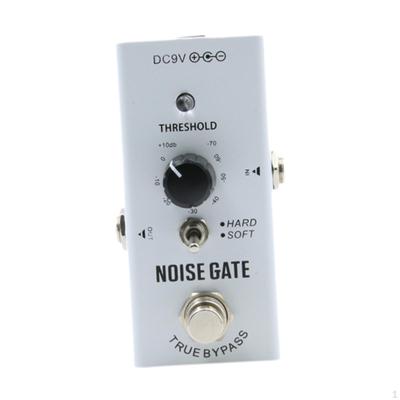 Noise Gate pedál, kytarová redukce, kovový skořepinový efektový pedál pro basové příslušenství