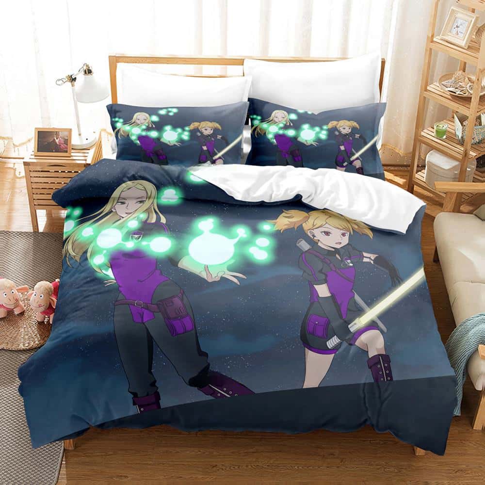 3D Print Anime World Trigger Bedding Set Single Twin Full Queen King Size Bed Set Adult Kid Bedroom Duvetcover Sets Home Textile