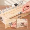 Montessori Wooden Screw & Nut Toolbox for Toddlers - Educational Assembly Toy