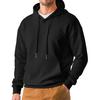 Herbst Frühling Herren Hoodie mit großer Tasche Kordelzug lange Ärmel dicker Pullover