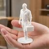 Desk Businessman Statue, 3D Printed Office Decor for Men, Executive Figurine with Briefcase, Motivational Home Office Gift