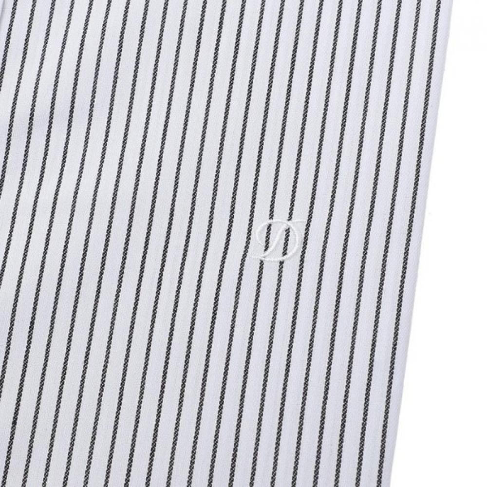 S.T. Dupont Soft Pinstripe Long Sleeve Slim Fit Shirt Se6sm21ls365sgy