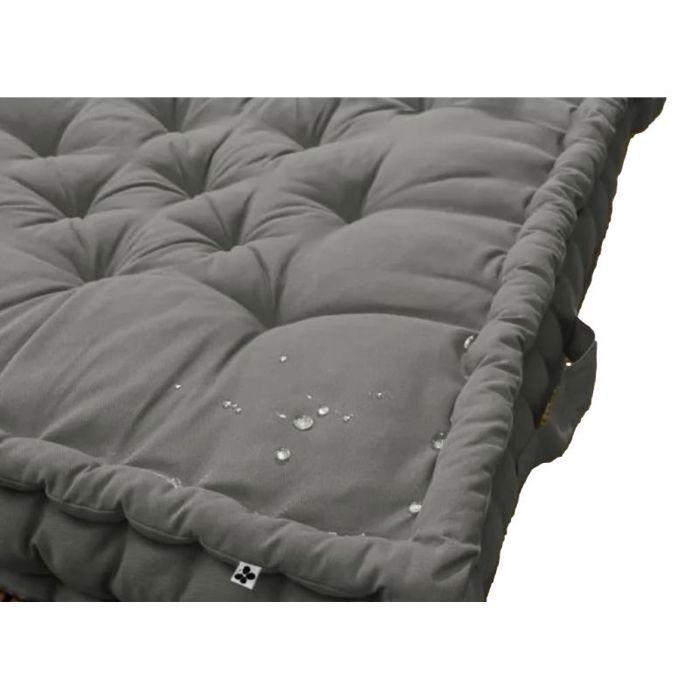 Coussin de sol Outdoor déperlant - Anti-UV "Kala" en Coton 50 x 50 x 10 cm l'Effet Papillon