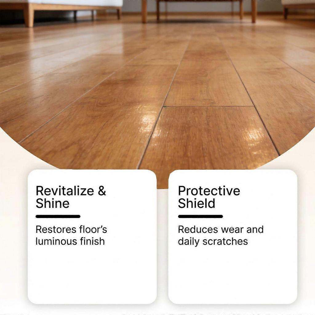 Jarrary Floor Care Polishing Agent Daily Household Gentle And Convenient Maintenance Gloss Floor Scratch Care