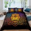 Cartoon Owl Duvet Cover Set Cute Kawaii Animals for Kids Girls Bedding Set King Queen Single Twin Size Polyester Comforter Cover