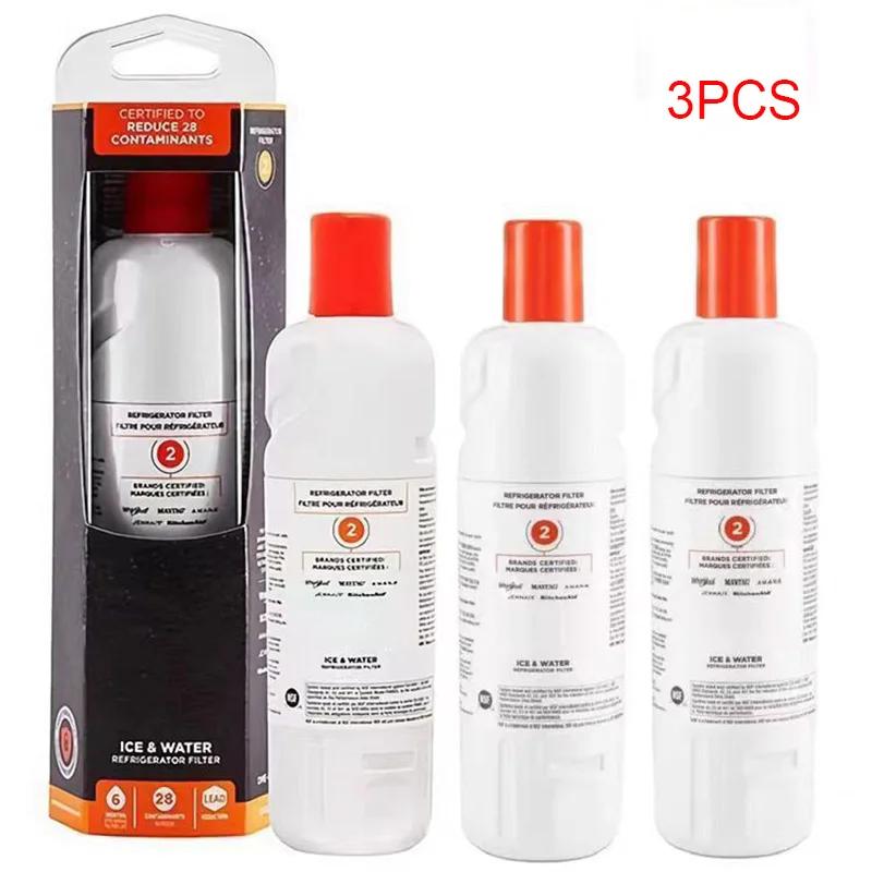 

Фильтр для льда и воды Everydrop EDR2RXD1 для холодильника, совместимый с водой, 2 элемента W10413645A WRF989SDAB