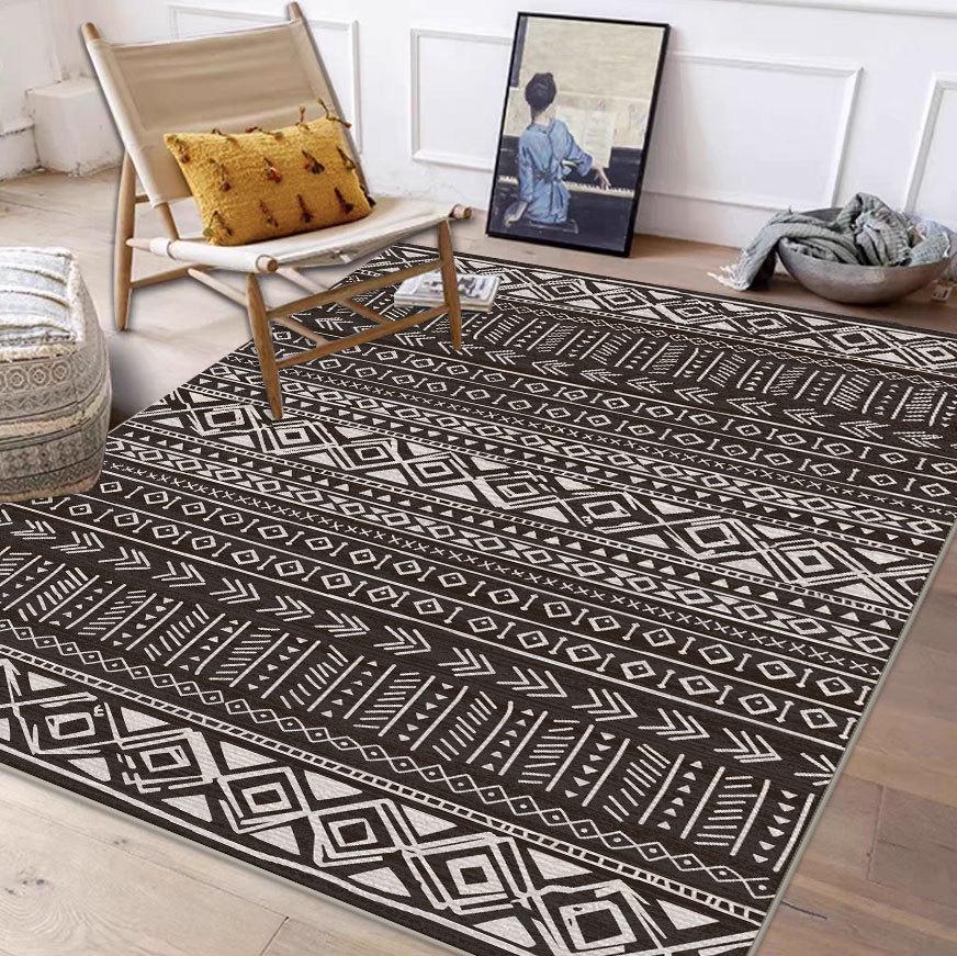 Moroccan Style Carpet for Living Room, Bedroom, Coffee Table, or Bedside Tatami Mat